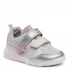 Sneakersy dziewczęce Geox B15H8C-0M2BC-C0566 kolor róż / srebrny
