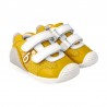 Sneakersy chłopięce Biomecanics 212155-B kolor bananowy