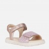 Sandały dla dziewczynek Geox J028ZA-007NF-C8056 kolor różowy