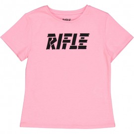 Koszulka z krótkim rękawem dziewczęca RIFLE 24388-01 kolor różowy