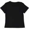 Koszulka z krótkim rękawem dziewczęca RIFLE 24388-03 kolor czarny