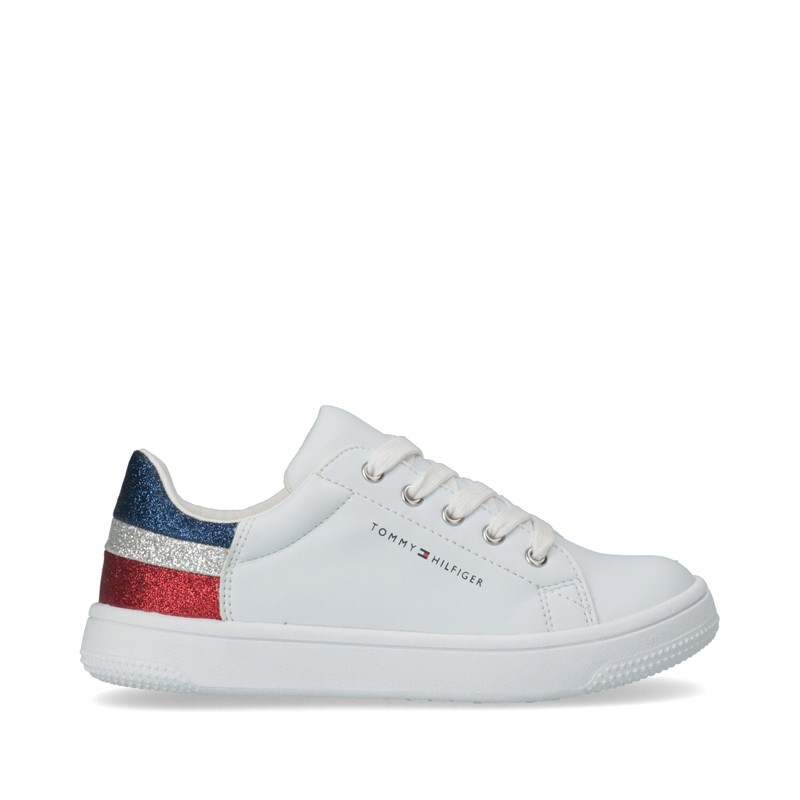 Sneakersy dziewczęce TOMMY HILFIGER T3A4-31019-1161X256 kolor biały