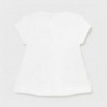 Koszulka z krótkim rękawem dziewczęca Mayoral 1088-55 Biały
