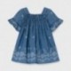 Sukienka jeansowa dla dziewczynki Mayoral 1981-5 Niebieski