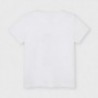 Koszulka z nadrukiem chłopięca Mayoral 3039-40 Biały