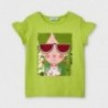 Koszulka z nadrukiem dla dziewczynek Mayoral 3019-26 Zielony