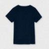 Koszulka z nadrukiem dla chłopaka Mayoral 6077-77 Granatowy