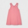 Sukienka z aplikacjami dziewczęca Mayoral 3955-53 koralowa