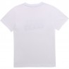 T-shirt dla chłopców DKNY D25D27-10B kolor biały