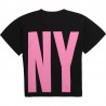 T-shirt dla dziewczynek DKNY D35R32-09B kolor czarny