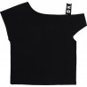 Bluzka dla dziewczynki DKNY D35R44-09B kolor czarny