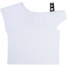 Bluzka dla dziewczynki DKNY D35R44-10B kolor biały