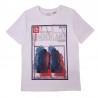 Koszulka z krótkim rękawem chłopięca TIMBERLAND T25R75-10B kolor biały