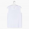 Koszulka na ramiączkach chłopięca Losan 113-1302AL-001 kolor Biały