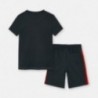 Komplet koszulka i bermudy dla chłopaka chłopiec Mayoral 6623-25 Czerwony