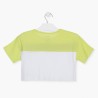 Koszulka krótka dla dziewczynek Losan 114-1017AL-744 kolor Limonka