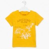 Koszulka z krótkim rękawem chłopięca Losan 115-1010AL-772 kolor Żółty