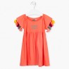 Sukienka z frędzlami dziewczęca Losan 116-7013AL-715 kolor Pomarańczowy