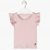 Koszulka z falbankami dziewczęca Losan 116-1010AL-718 kolor Różowy
