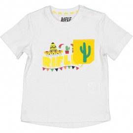 T-shirt dla chłopczyka RIFLE 24119-00 kolor Biały