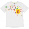 Koszulka z krótkim rękawem chłopięca RIFLE 24384-00 kolor Biały