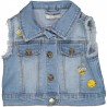 Kamizelka jeans dziewczęca Birba&Trybeyond 28001-60A kolor niebieski