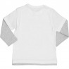 Koszulka z długim rękawem chłopięca Birba&Trybeyond 24024-15A kolor Biały