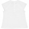 Koszulka z krótkim rękawem dziewczęca Birba&Trybeyond 24046-15A kolor Biały
