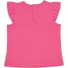 Koszulka z aplikacją dziewczęca Birba&Trybeyond 24055-50B kolor Różowy