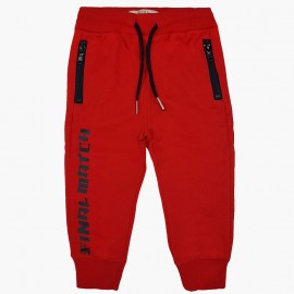 Spodnie dresowe dla chłopca Birba&Trybeyond 22007-50M kolor czerwony