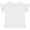 Koszulka z nadrukiem dla dziewczynek Birba&Trybeyond 24073-15A kolor biały