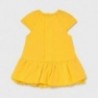 Sukienka bawełniana dziewczęca Mayoral 1838-44 żółty