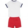 komplet sportowy dla chłopców Birba&Trybeyond 29040-15A kolor biały/czerwony