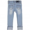 spodnie z dżetami dla dziewczynek Birba&Trybeyond 22998-60A kolor niebieski