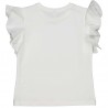 koszulka z nadrukiem dziewczęca Birba&Trybeyond 24422-10E kolor krem