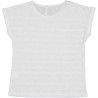 t-shirt z cekinami dla dziewczyn Birba&Trybeyond 24445-10E kolor krem
