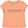 t-shirt bawełniany dla dziewczyny Birba&Trybeyond 24462-35M kolor pomarańczowy