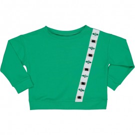 bluza z dżetami dla dziewczyn Birba&Trybeyond 26934-25P kolor zielony