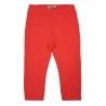 Spodnie bawełniane dziewczęce Birba&Trybeyond 22010-50F kolor czerwony