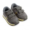 Sneakersy chłopięce HUGO BOSS J09148-20B kolor szary