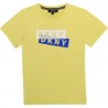 T-shirt dla chłopców DKNY D25D27-60B kolor żółty