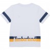 Koszulka z krótkim rękawem chłopięca TIMBERLAND T25R87-10B kolor biały