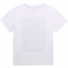 Koszulka z krótkim rękawem chłopięca TIMBERLAND T25R90-10B kolor biały