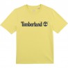 Koszulka z krótkim rękawem chłopięca TIMBERLAND T25S28-60B kolor żółty