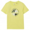Koszulka z krótkim rękawem chłopięc TIMBERLAND T25R74-60B kolor żółty