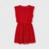 Sukienka z haftem dziewczęca Mayoral 6919-71 czerwony