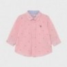 Koszula we wzory chłopiec Mayoral 1121-20 różowy