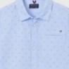 Koszula we wzory dla chłopca Mayoral 6117-51 Błękitny