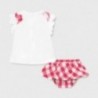 Komplet spódnica i koszulka dziewczynka Mayoral 1839-65 różowy