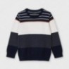 Sweter w paski chłopięcy Mayoral 3328-16 Granatowy
